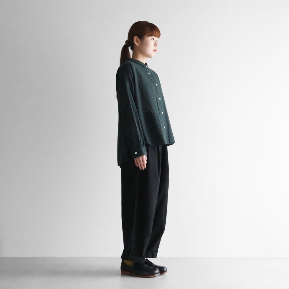 HUIS ハウス コードレーンワイドパンツ ブラック ユニセックス