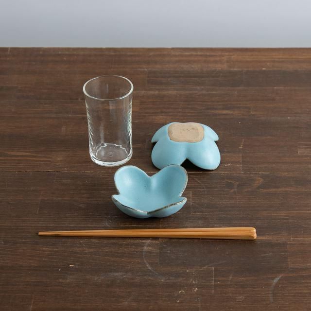 石岡信之 益子 淡青花豆皿｜うつわ 取扱店舗 通販 販売店 栃木