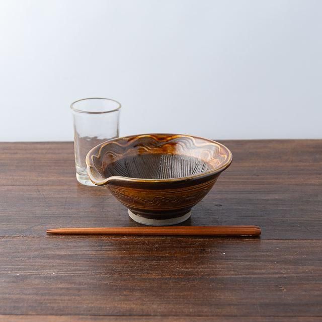 小鹿田焼　高さ約40cm 小鹿田焼 黒木昌伸窯 五寸すり鉢 06｜窯元 陶器 大分 通販