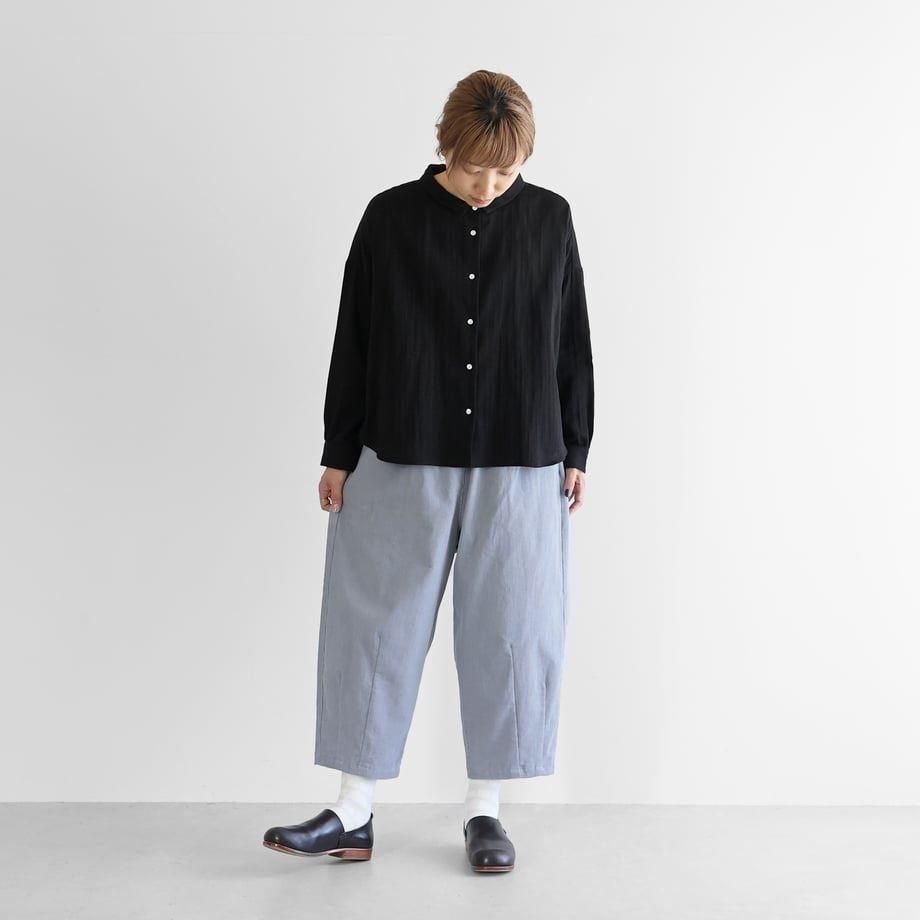 HUIS ハウス シャトルコーデュロイバルーンパンツ 細畝・ブルー HUIS ハウス シャトルコーデュロイバルーンパンツ 細畝・ブルー