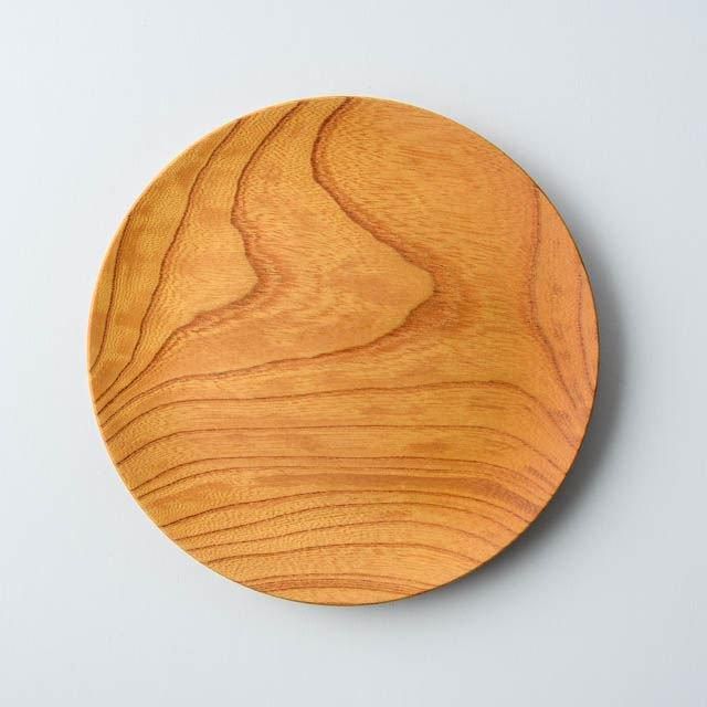 木製バール模様皿 約30cm 木製バール模様皿 約30cm