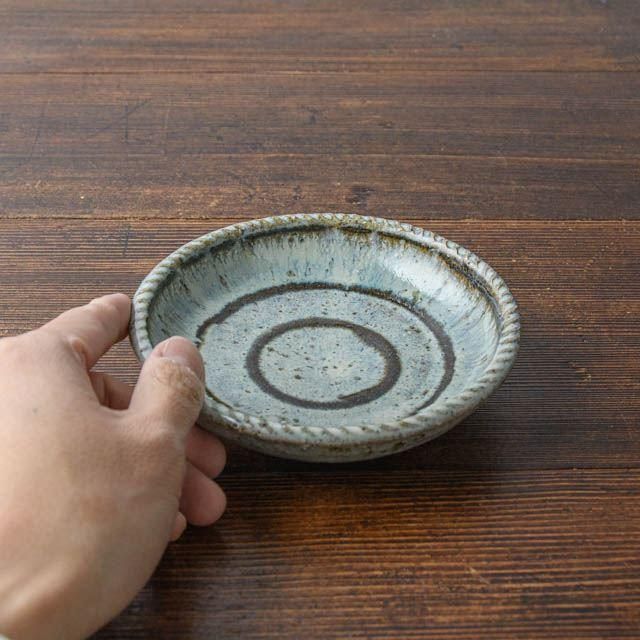 三宅康太 倉敷青木窯 四寸五分まんじゅう皿 01 - FRANK暮らしの道具