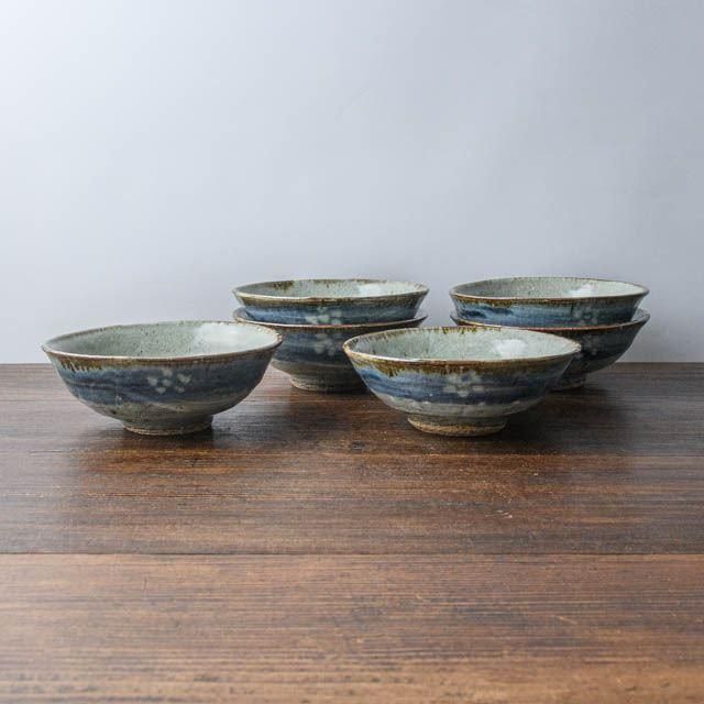 倉敷青木窯　三宅康太　大鉢　鉢　押紋 灰釉紋押角鉢 / 倉敷青木窯（三宅康太） – MISENOMA