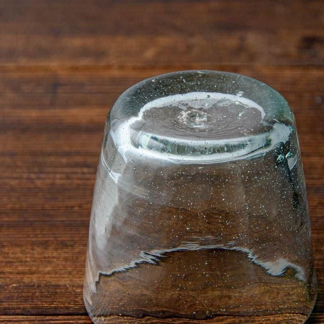 太田潤 手吹き硝子工房 モールそば猪口 ラムネ - FRANK暮らしの道具