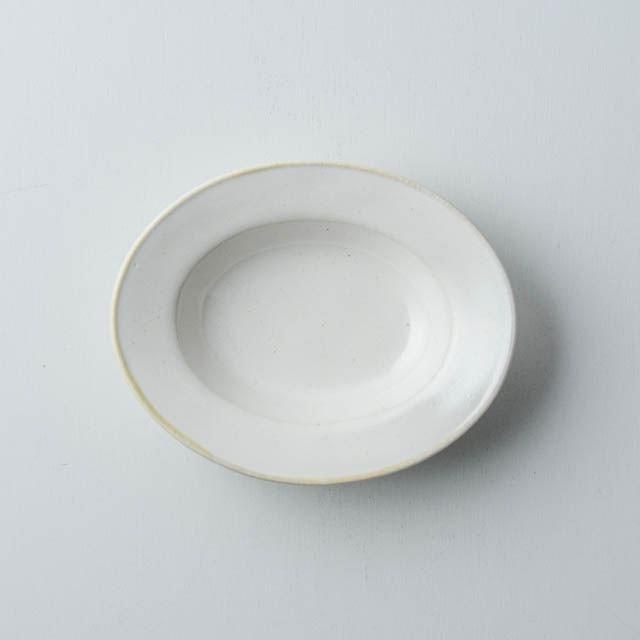 Awabi ware リムスープ皿Ｓ 白磁色　2枚セット 楽天市場】【ふるさと納税】【Awabi ware】 オーバル皿S ペア