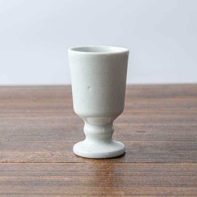 風見窯 杉田貴亮 白磁釉 酒杯 01