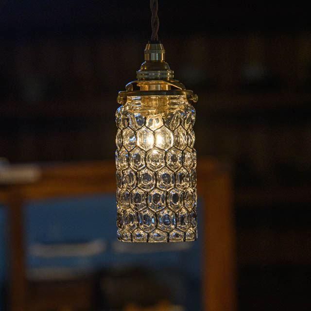 ランプ 作家もの吹きガラス製 宙吹きガラスランプ693318 | ランパデール