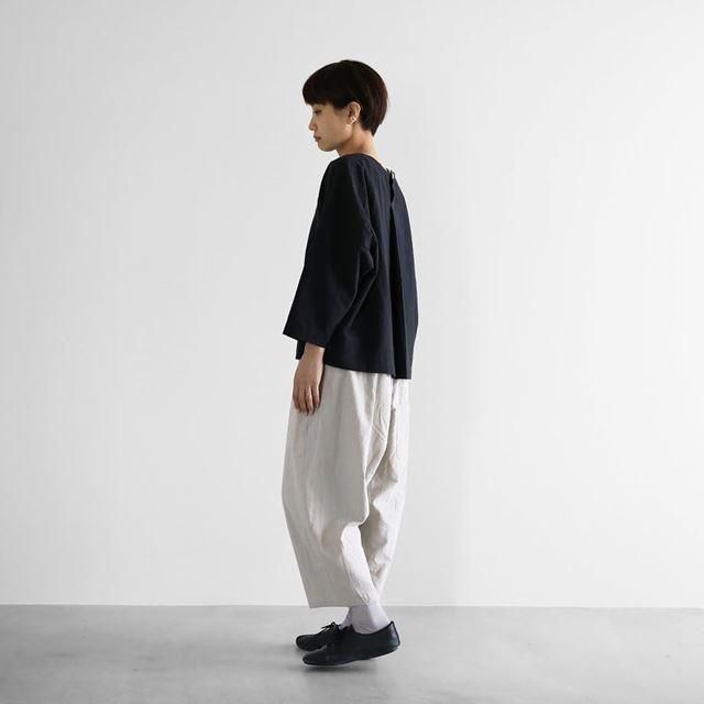 HUIS ハウス やわらかシーチングコットンバルーンパンツ グレージュ ユニセックス