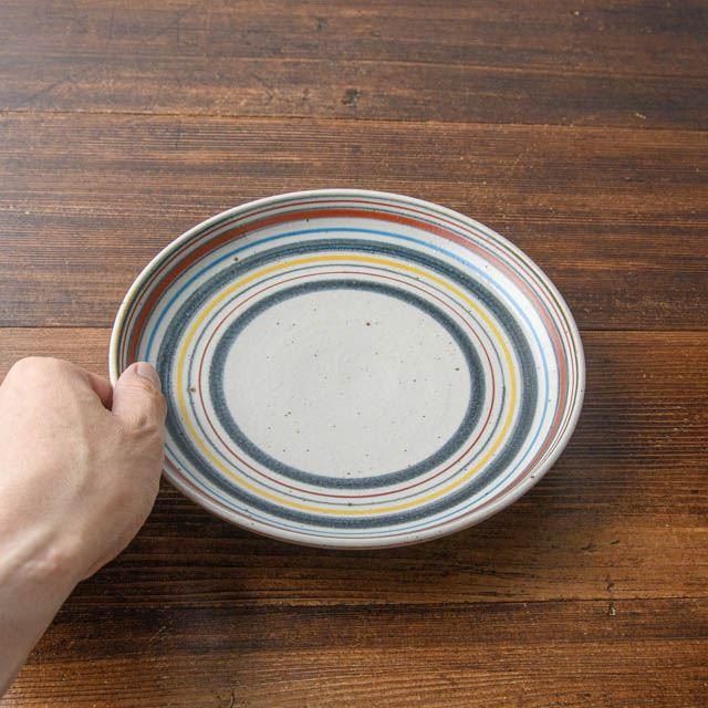 大皿 灰釉大皿 陶器 信楽焼 灰釉 四角深大皿 約29cm 日本製 国産 和食器 和陶器