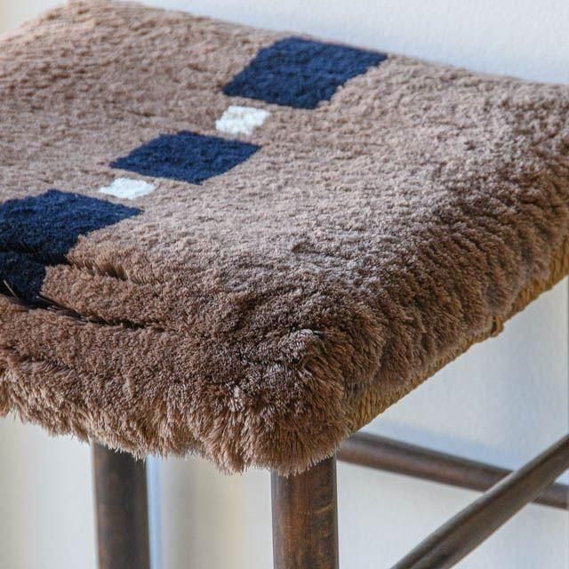 ウール　椅子敷き 楽天市場】倉敷ノッティング 椅子敷 C knoting ウール ウールの