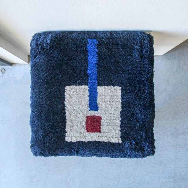 ノッティング織椅子敷き　1 ノッティング織 椅子敷き