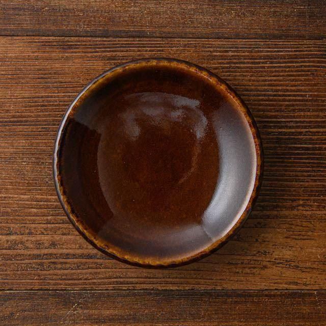 高橋あい 星の宮製陶 4寸深皿 飴