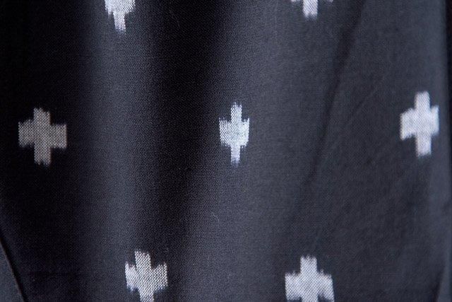 もんぺさま専用 MONPE Cross Pattarn（十字模様）/ブラック/うなぎの寝床 – GOOD