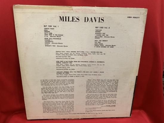 MILES DAVIS VOL.1 - 古書・レコード・CD｜トマト書房
