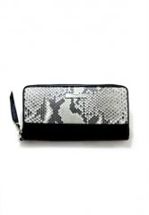 Diamond Python Zip Long Wallet-In The Red