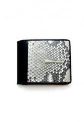 Diamond Python Fold Wallet-In The Red