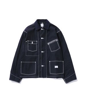 CHAMBRAY COVERALL JACKET 