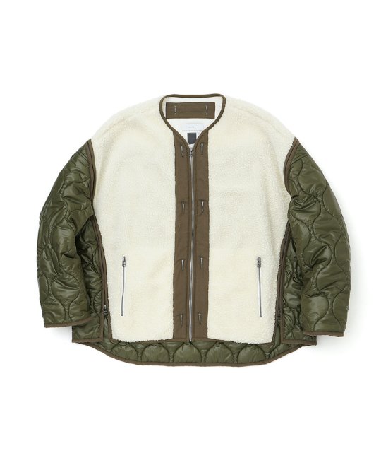 <img class='new_mark_img1' src='https://img.shop-pro.jp/img/new/icons20.gif' style='border:none;display:inline;margin:0px;padding:0px;width:auto;' />ZIPPER SHERPA QUILTED LINER JACKET