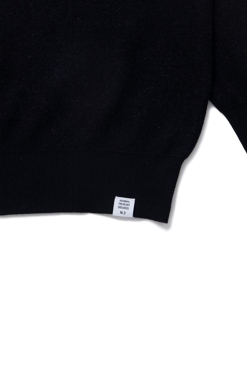 L/S C-NECK JACQUARD SWEATER 