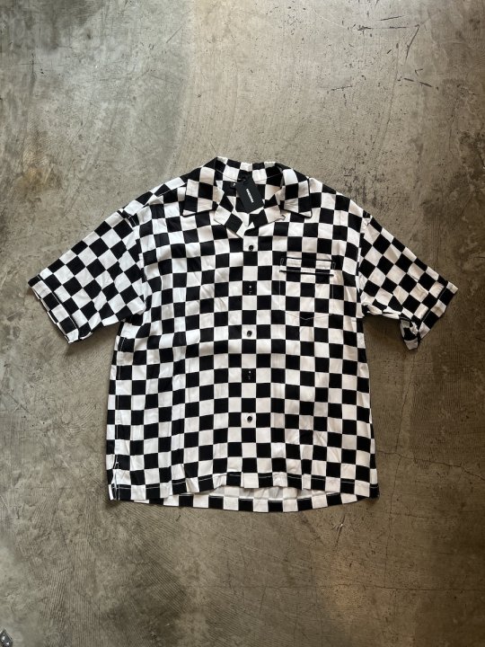 <img class='new_mark_img1' src='https://img.shop-pro.jp/img/new/icons20.gif' style='border:none;display:inline;margin:0px;padding:0px;width:auto;' />CU.Denim Checker flag S/S Open Collar SH