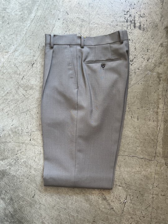 DORMEUIL / PLEATED TROUSERS ( TYPE-2 )(GRAY)
