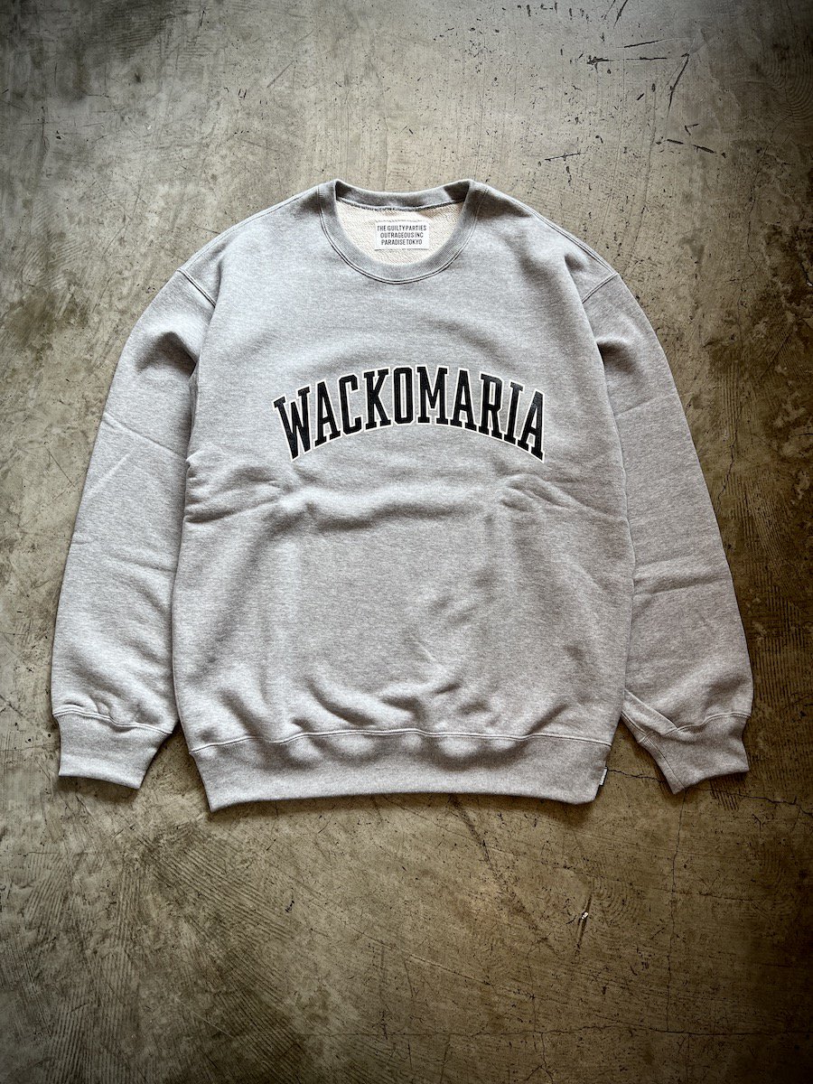 MIDDLE WEIGHT CREW NECK SWEAT SHIRT ( TYPE-1 ) - shackman