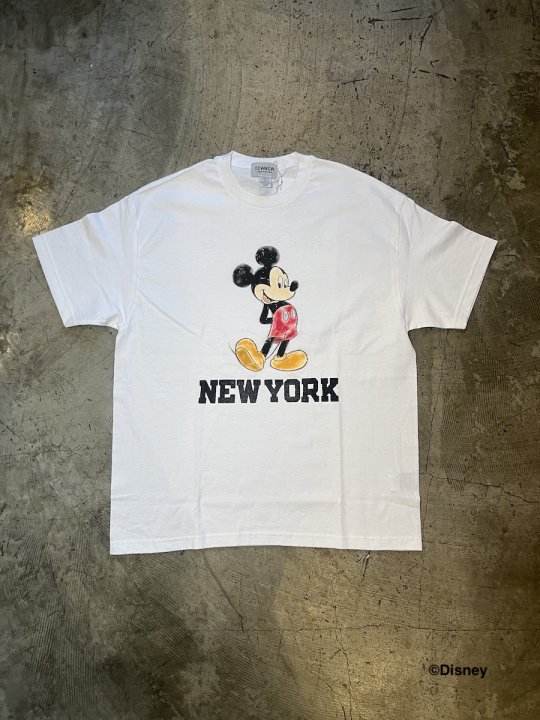 X RECOGNIZE MICKEY MOUSE NEW YORK TEE