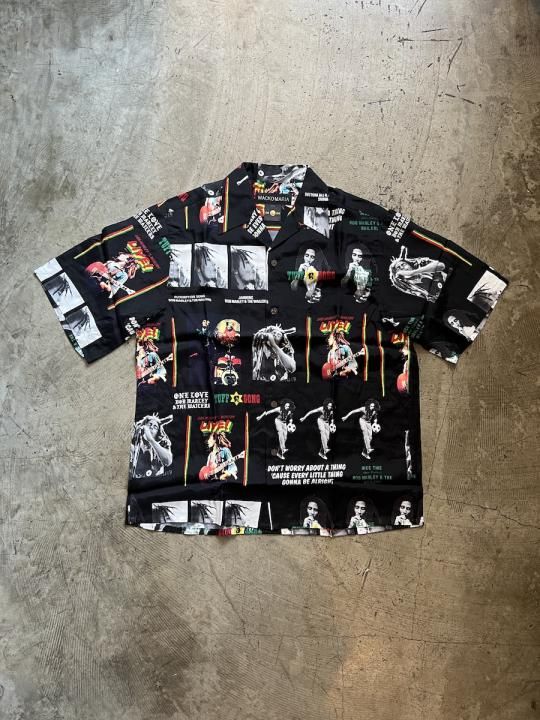 BOB MARLEY / HAWAIIAN SHIRT S/S ( TYPE-1 )