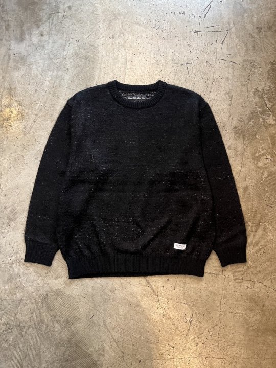 GLITTER MOHAIR CREW NECK SWEATER ( TYPE-1 )