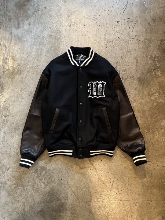 LEATHER VARSITY JACKET -B- ( TYPE-2 )