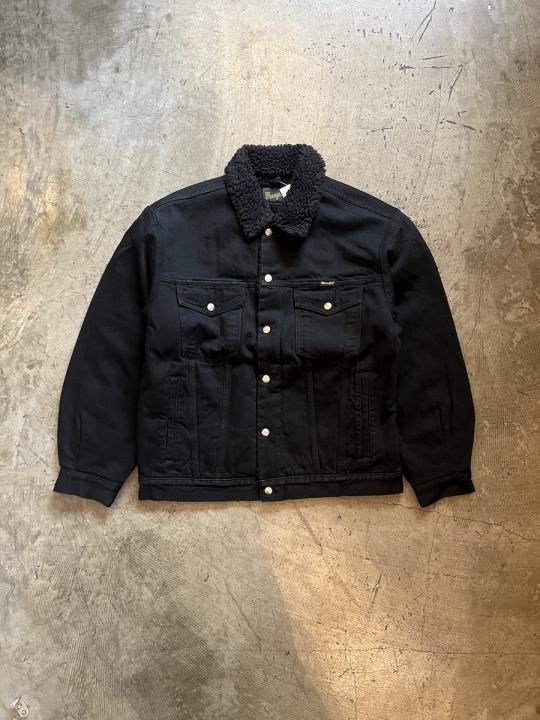 WRANGLER / DENIM TRUCKER JACKET (BLACK) ★