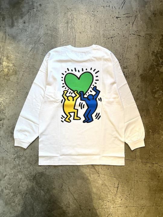 KEITH HARING / CREW NECK LONG SLEEVE T-SHIRT ( TYPE-2 )