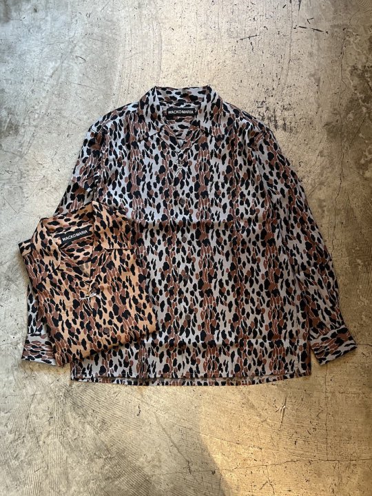 LEOPARD HAWAIIAN SHIRT L/S