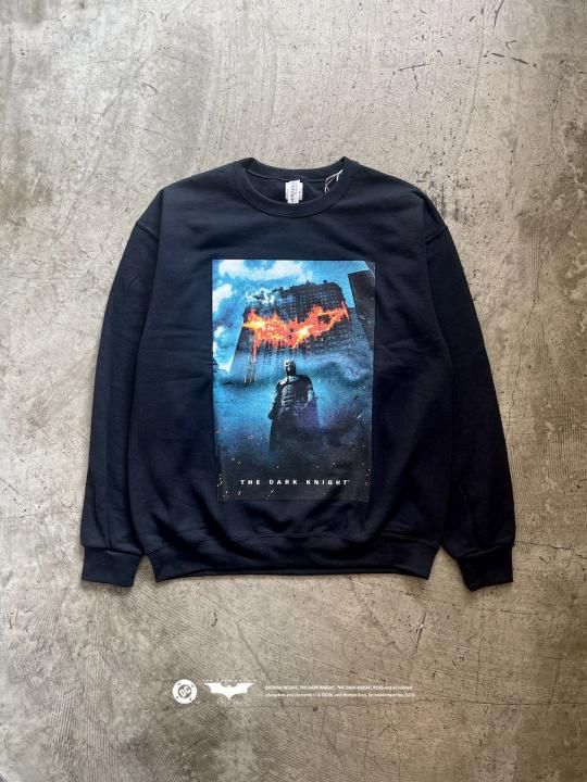 THE DARK KNIGHT TRILOGY / CREW NECK SWEAT SHIRT ( TYPE-2 )