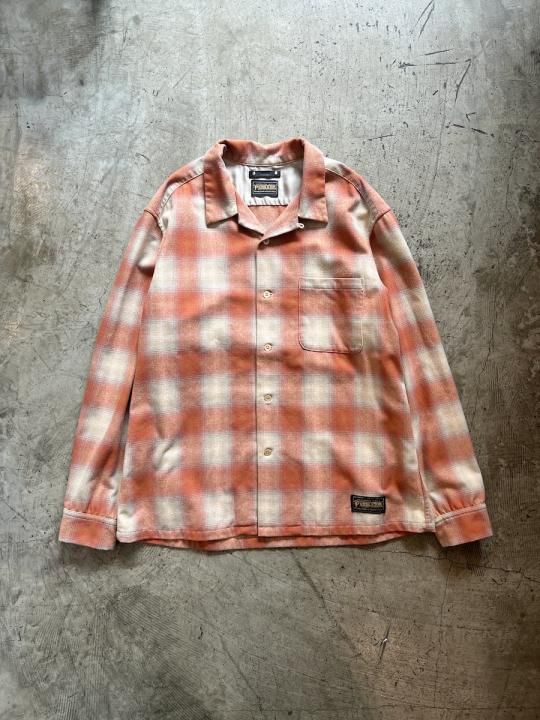 PENDLETON W.Plaid Open Collar SH