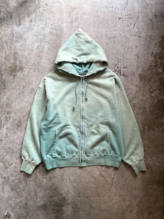 ZIP HOODIE AGING (green aging)