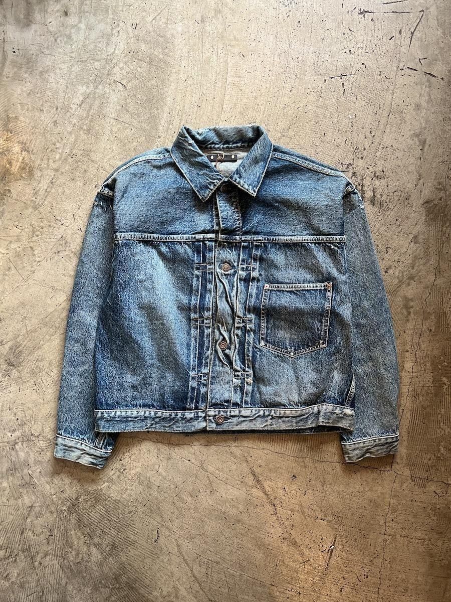 ノ*ブ様 6/22終了　G FORCE デッドストック　デニム　サイズS 10oz デニム サスペンダー ベイカーパンツ FN-DP-002 | THE FLAT
