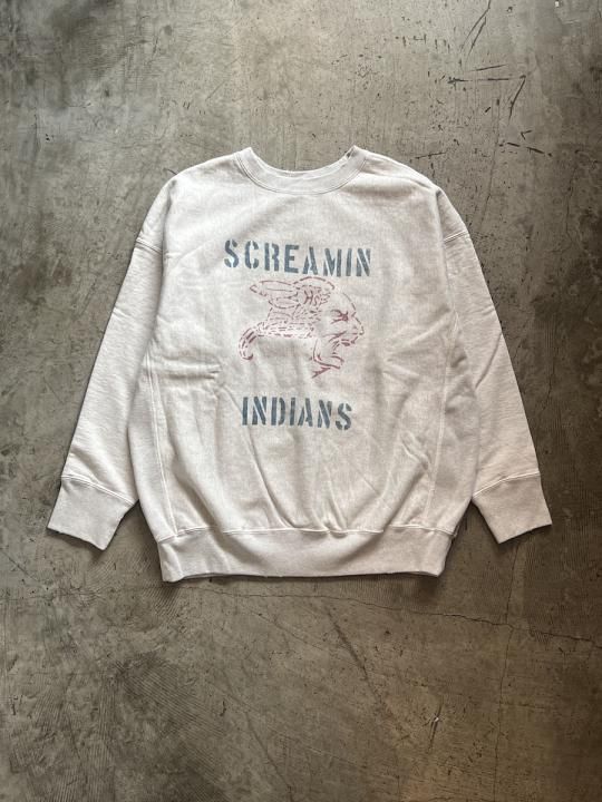 SCREAMIN INDIANS SWEATSHIRT AGED