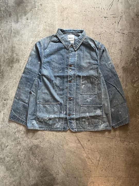 PAINT-STAINED ENGINEER'S COVERALL