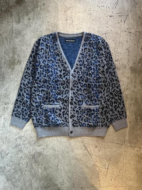 LEOPARD MOHAIR CARDIGAN