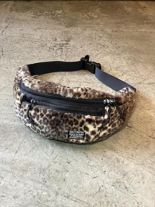 SPEAK EASY / LEOPARD FAUX FUR WAIST POUC