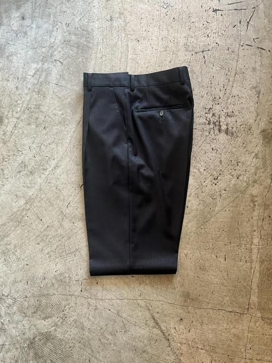 DORMEUIL / GLITTER PLEATED TROUSERS (TYPE-2)