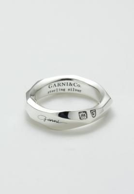 GARNI Crockery Ring - S（Knuckles Ring - Sterling Silver