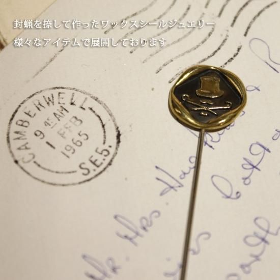 シーリングワックス スタンプ | 四角 英国紳士 GENTLEMAN - オリジナル