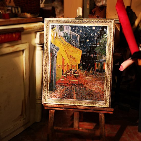 フィンセント・ファン・ゴッホ 夜のカフェテラス Vincent Willem van Gogh