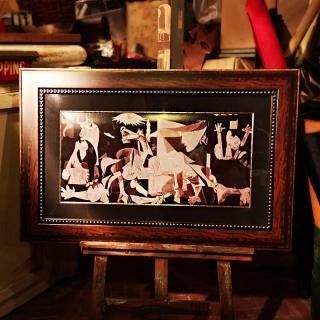 パブロピカソ　『ゲルニカ』　複製画 パブロピカソ 『ゲルニカ』 複製画 - メルカリ