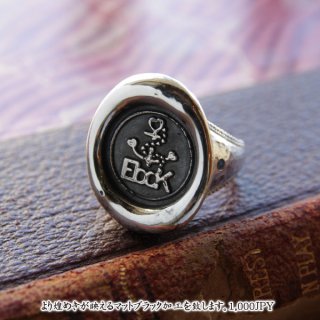 THE LETTERSFASHION RING  EboK hummer silver
