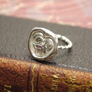 THE LETTERSHANDMADE RING Love[] ¤ΰ silver 
