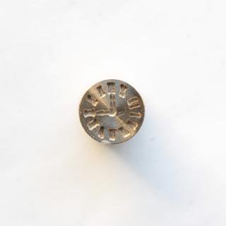 《Wax Seal Jewelry》シーリングワックス スタンプ　10mm　〜CLOCK〜
