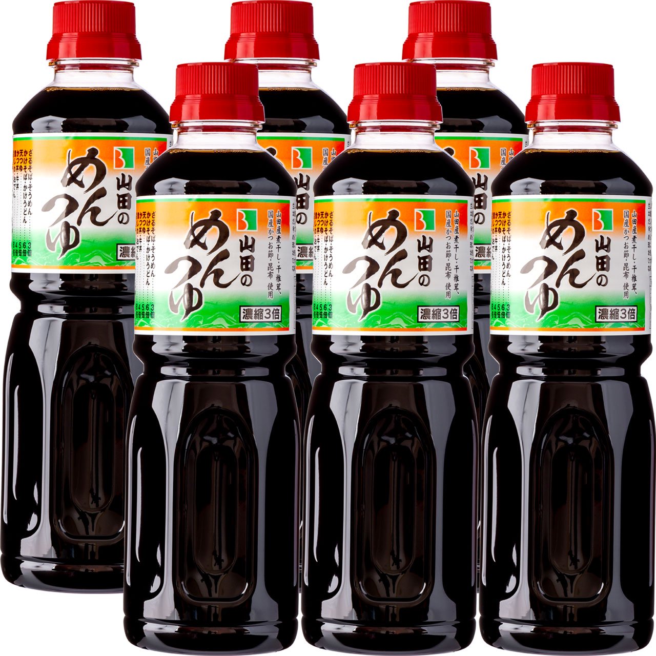 【1月5日(金)より順次発送】山田のめんつゆ 500ml【6本セット】 - びはんねっと